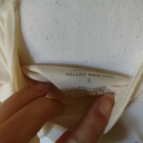 Talbots Petite Small Sleeveless Ruffled Top - Picture 4 of 4